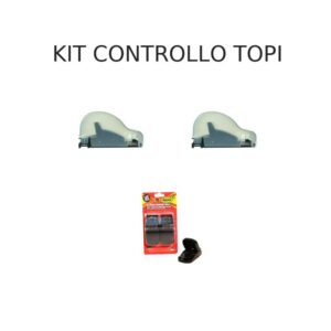 Kit Controllo Topi – Trappola a Scatto + Cover Protettiva