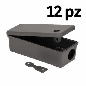 Evo Mini – Pack da 12 erogatori di sicurezza per esche topicide