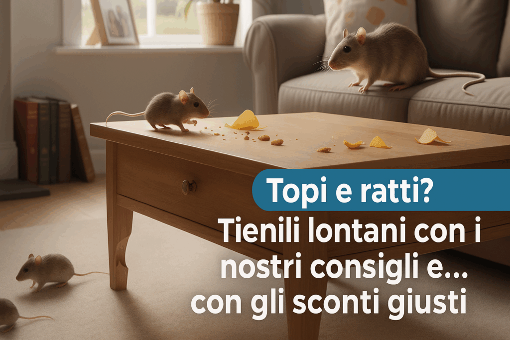 Tieni lontani topi e ratti
