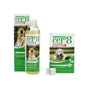 Kit Antizanzare Naturale per Cani Cer’8 Pets