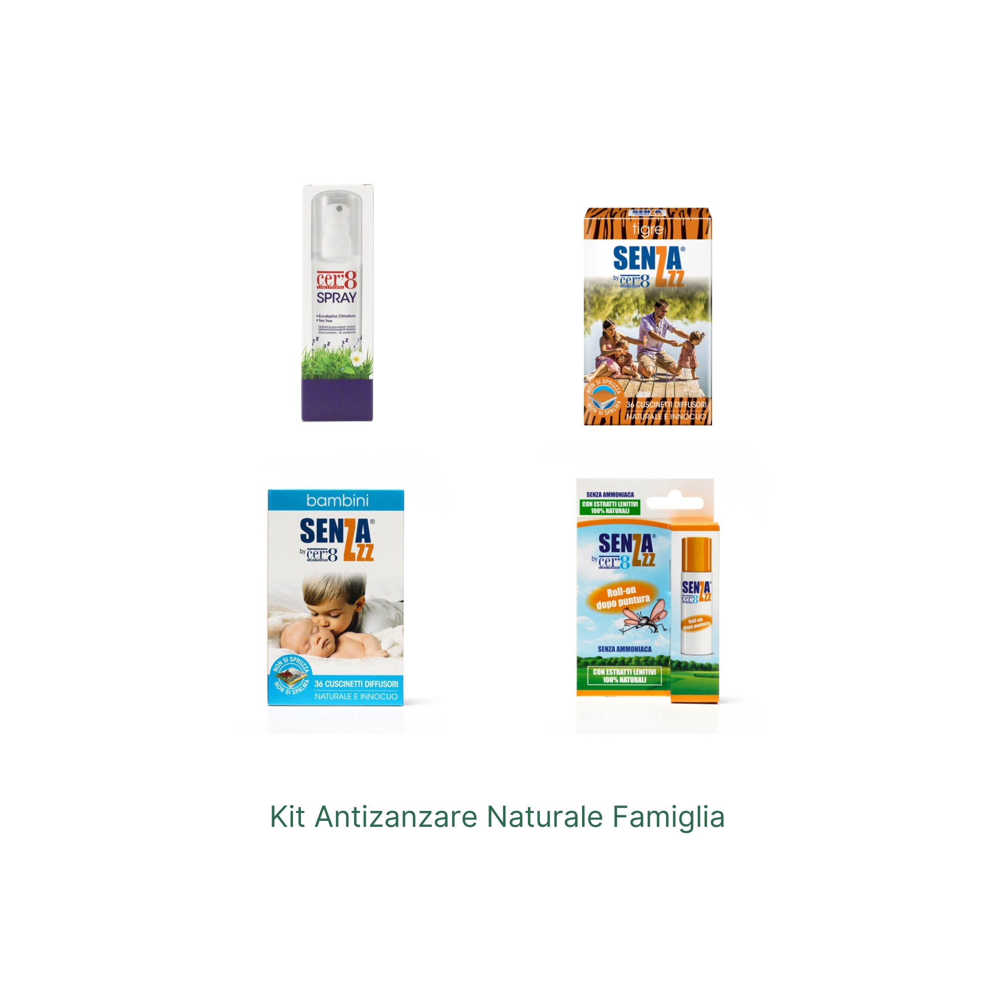 Kit Antizanzare Naturale Famiglia