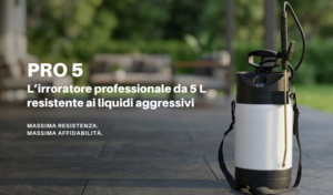 PRO 5: irroratore a pressione da 5 litri resistente e versatile